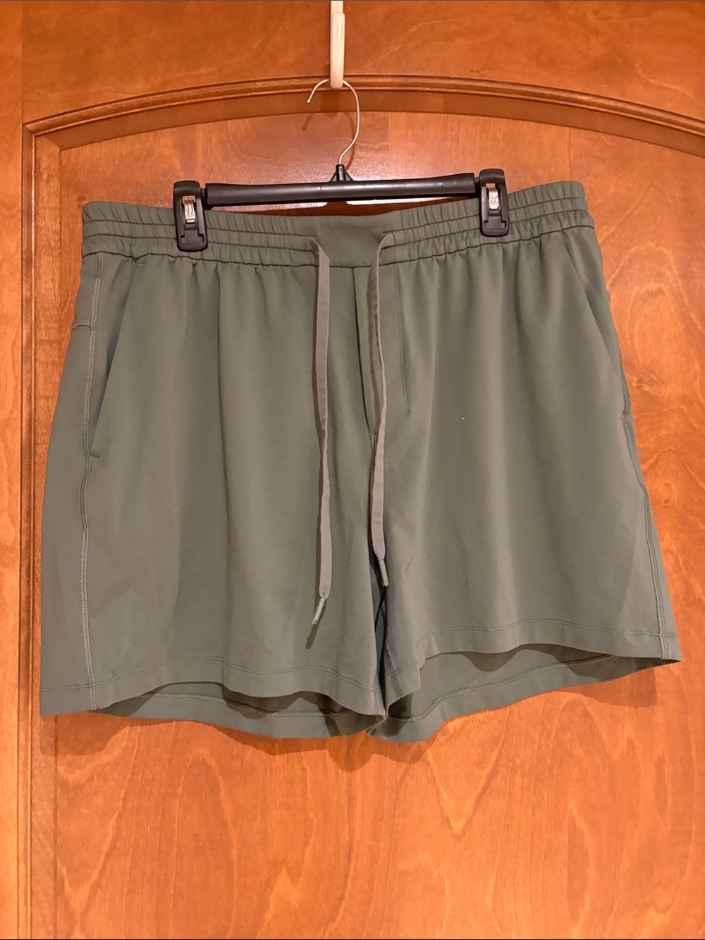 lululemon athletica Men's Olive Green Athletic Shorts